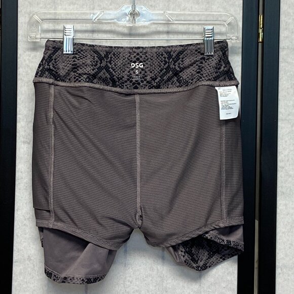 DSG Dicks Sporting Goods Mini Active Skort Knit Snake Python Print Black Grey S - Picture 6 of 12